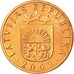 Coin, Latvia, Santims, 2003, AU(55-58), Copper Clad Steel, KM:15