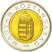 Moneta, Węgry, 100 Forint, 1996, Budapest, AU(55-58), Bimetaliczny, KM:721