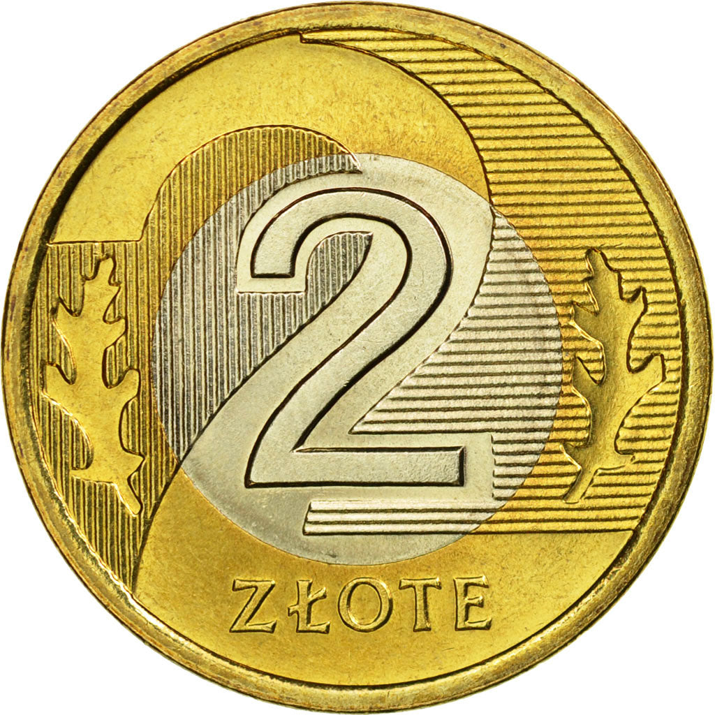 Coin, Poland, 2 Zlote, 1995, Warsaw, MS(63), Bi-Metallic, KM:283