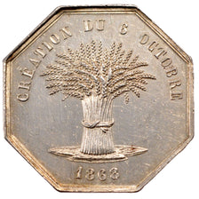 France, Trades, Token, 1868, AU(55-58), Silver, 13.92