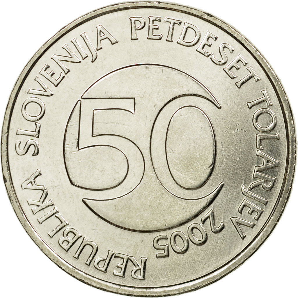 Monnaie, Slovénie, 50 Tolarjev, 2005, Kremnica, SUP, Copper-nickel, KM:52