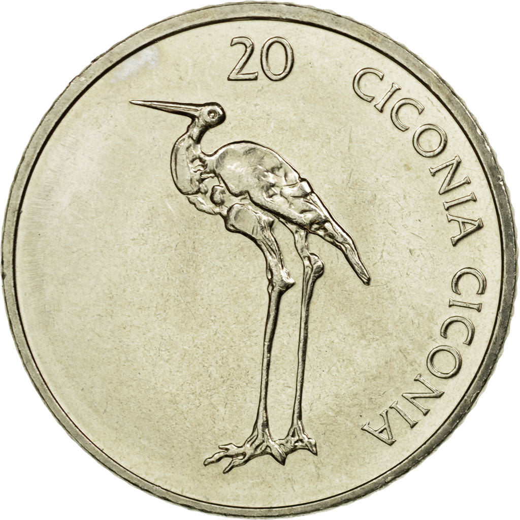 Moneta, Slovenia, 20 Tolarjev, 2006, Kremnica, SPL, Rame-nichel, KM:51