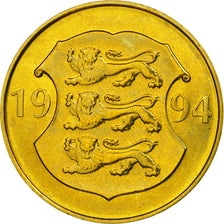 Moneda, Estonia, 75th Anniversary - Bank of Estonia, 5 Krooni, 1994, SC