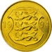 Coin, Estonia, 75th Anniversary - Bank of Estonia, 5 Krooni, 1994, AU(55-58)