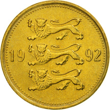 Coin, Estonia, 50 Senti, 1992, MS(63), Aluminum-Bronze, KM:24