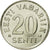 Moneta, Estonia, 20 Senti, 2003, no mint, SPL-, Acciaio placcato nichel, KM:23a