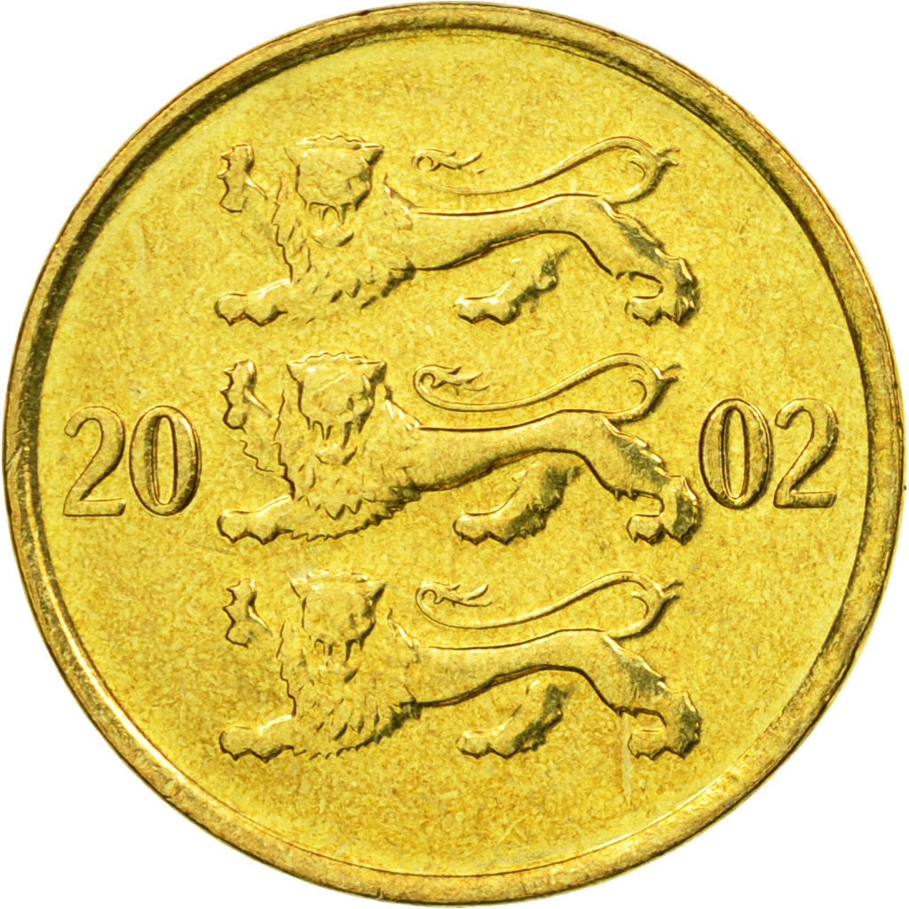 Coin, Estonia, 10 Senti, 2002, no mint, MS(63), Aluminum-Bronze, KM:22