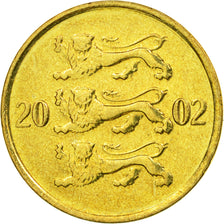 Coin, Estonia, 10 Senti, 2002, no mint, MS(63), Aluminum-Bronze, KM:22