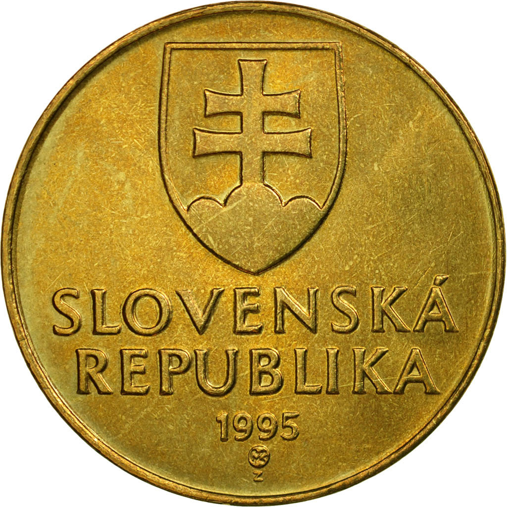 Monnaie, Slovaquie, 10 Koruna, 1995, SPL, Aluminum-Bronze, KM:11