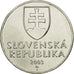 Moneda, Eslovaquia, 2 Koruna, 2003, MBC+, Níquel chapado en acero, KM:13