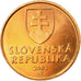 Moneta, Słowacja, 50 Halierov, 2003, MS(63), Miedź platerowana stalą, KM:35