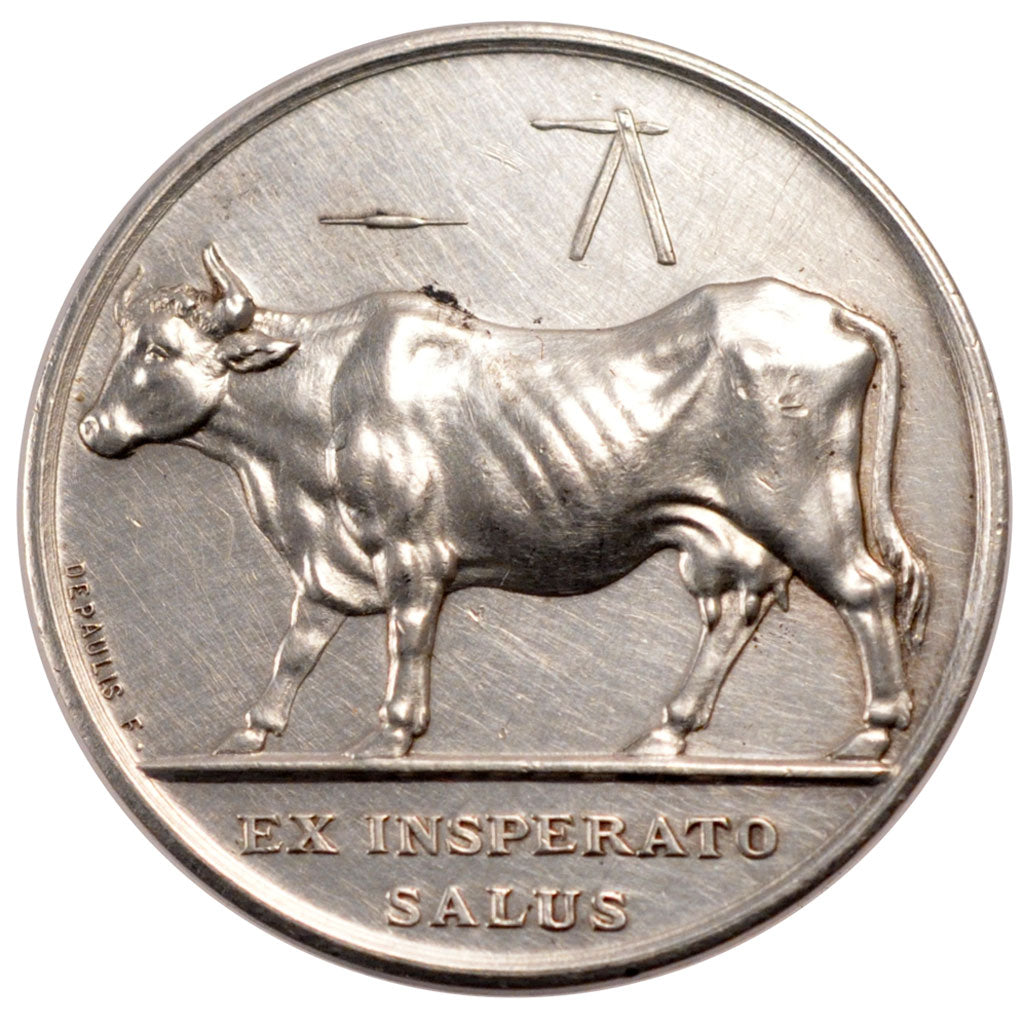 France, Agriculture and Horticulture, Token, 1814, AU(55-58), Silver, 15.76