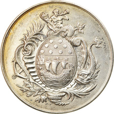 France, Token, Savings Bank, Caisse d'Épargne de Lorient, 1834, MS(60-62)