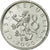 Coin, Czech Republic, 10 Haleru, 2000, AU(55-58), Aluminum, KM:6