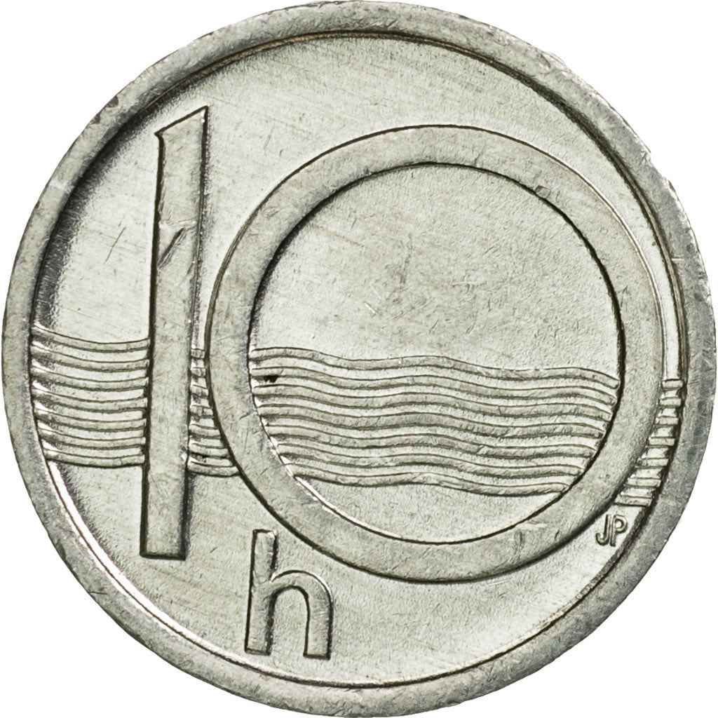 Moneda, República Checa, 10 Haleru, 2000, EBC, Aluminio, KM:6