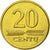 Moneta, Litwa, 20 Centu, 1999, AU(55-58), Mosiądz niklowy, KM:107