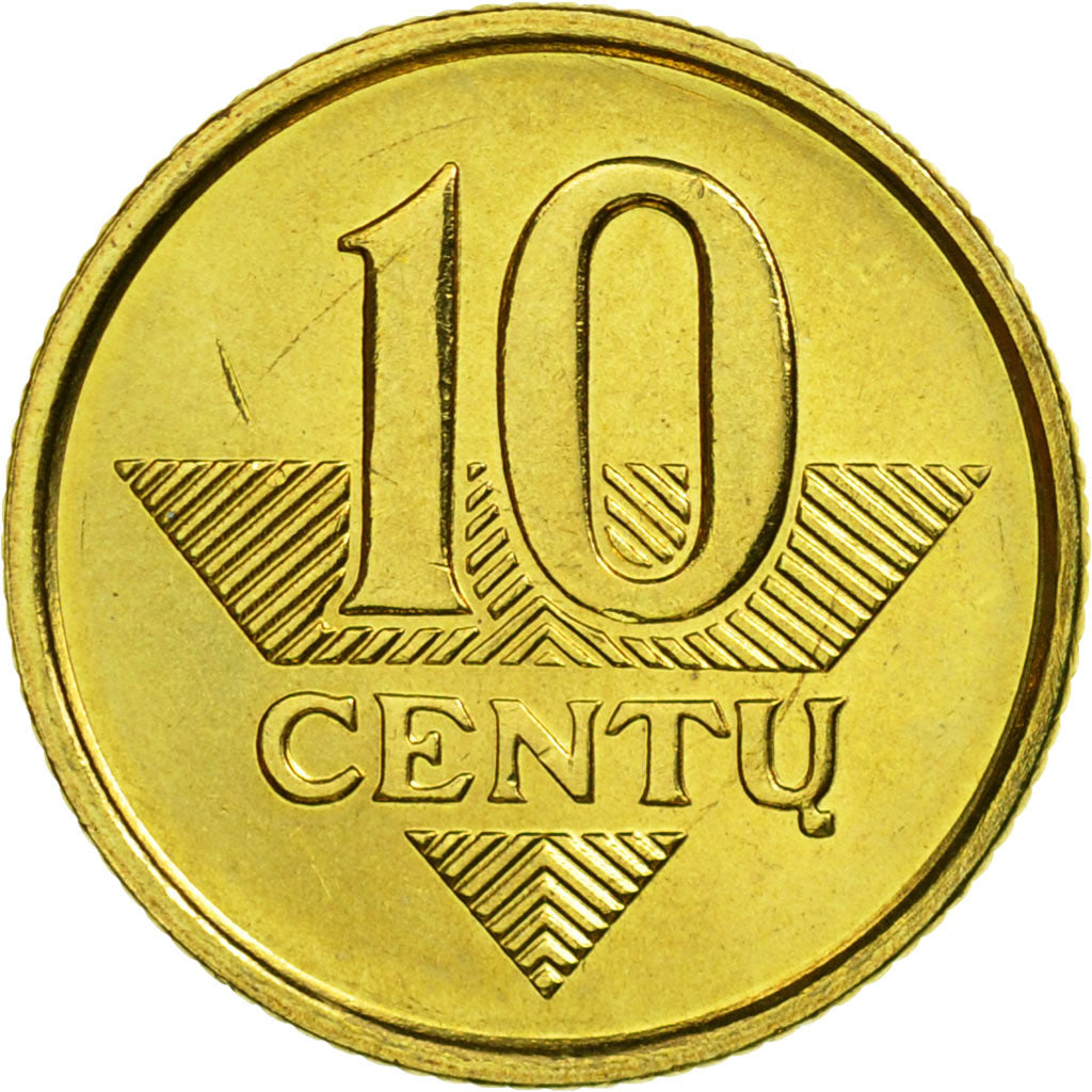 Coin, Lithuania, 10 Centu, 1998, MS(63), Nickel-brass, KM:106