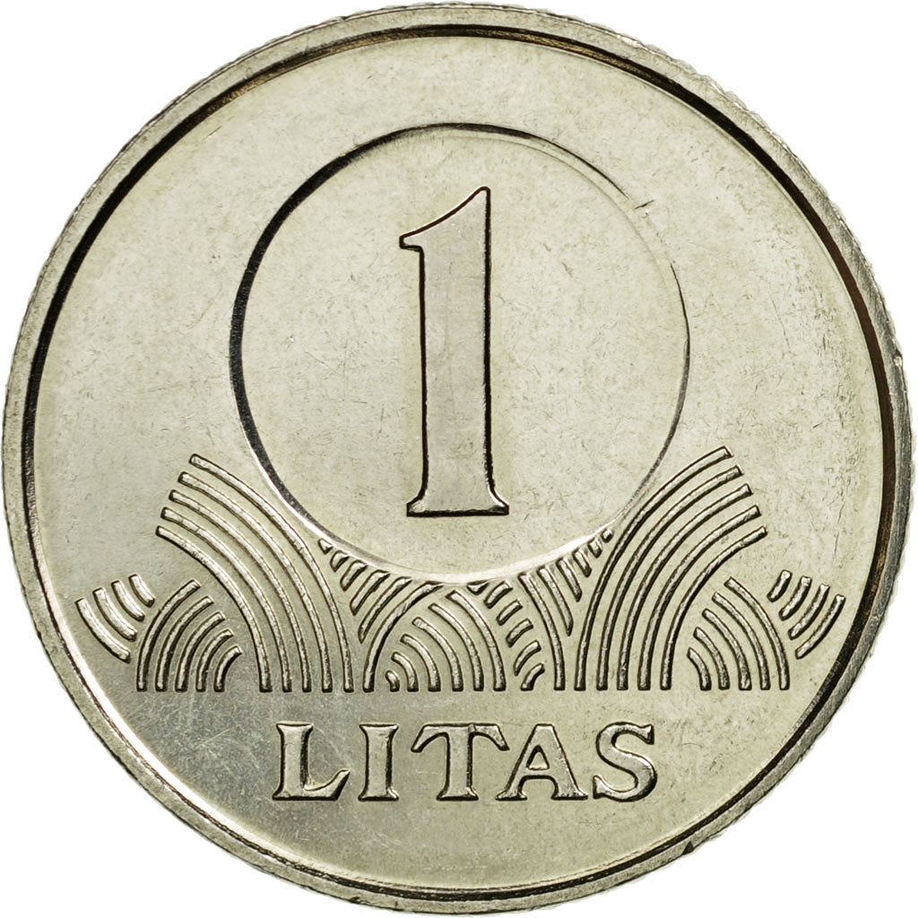 Coin, Lithuania, Litas, 2001, AU(55-58), Copper-nickel, KM:111