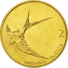 Coin, Slovenia, 2 Tolarja, 2005, MS(63), Nickel-brass, KM:5