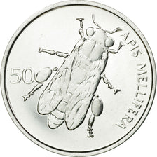 Coin, Slovenia, 50 Stotinov, 2005, MS(63), Aluminum, KM:3