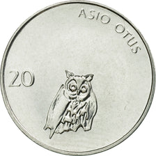 Coin, Slovenia, 20 Stotinov, 2005, MS(63), Aluminum, KM:8