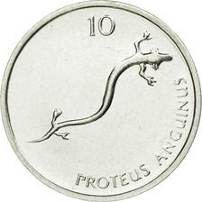 Coin, Slovenia, 10 Stotinov, 2005, MS(63), Aluminum, KM:7
