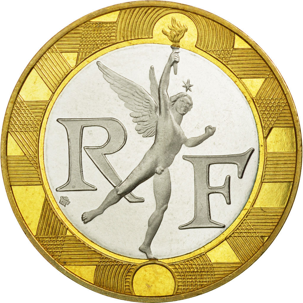 Munten, Frankrijk, Génie, 10 Francs, 2001, FDC, Aluminum-Bronze, KM:964.2