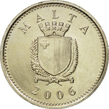 Coin, Malta, 10 Cents, 2006, AU(55-58), Copper-nickel, KM:96