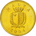 Moneta, Malta, Cent, 2004, SPL-, Nichel-ottone, KM:93