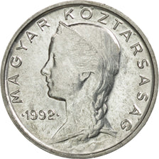Coin, Hungary, 5 Filler, 1992, Budapest, AU(55-58), Aluminum, KM:674