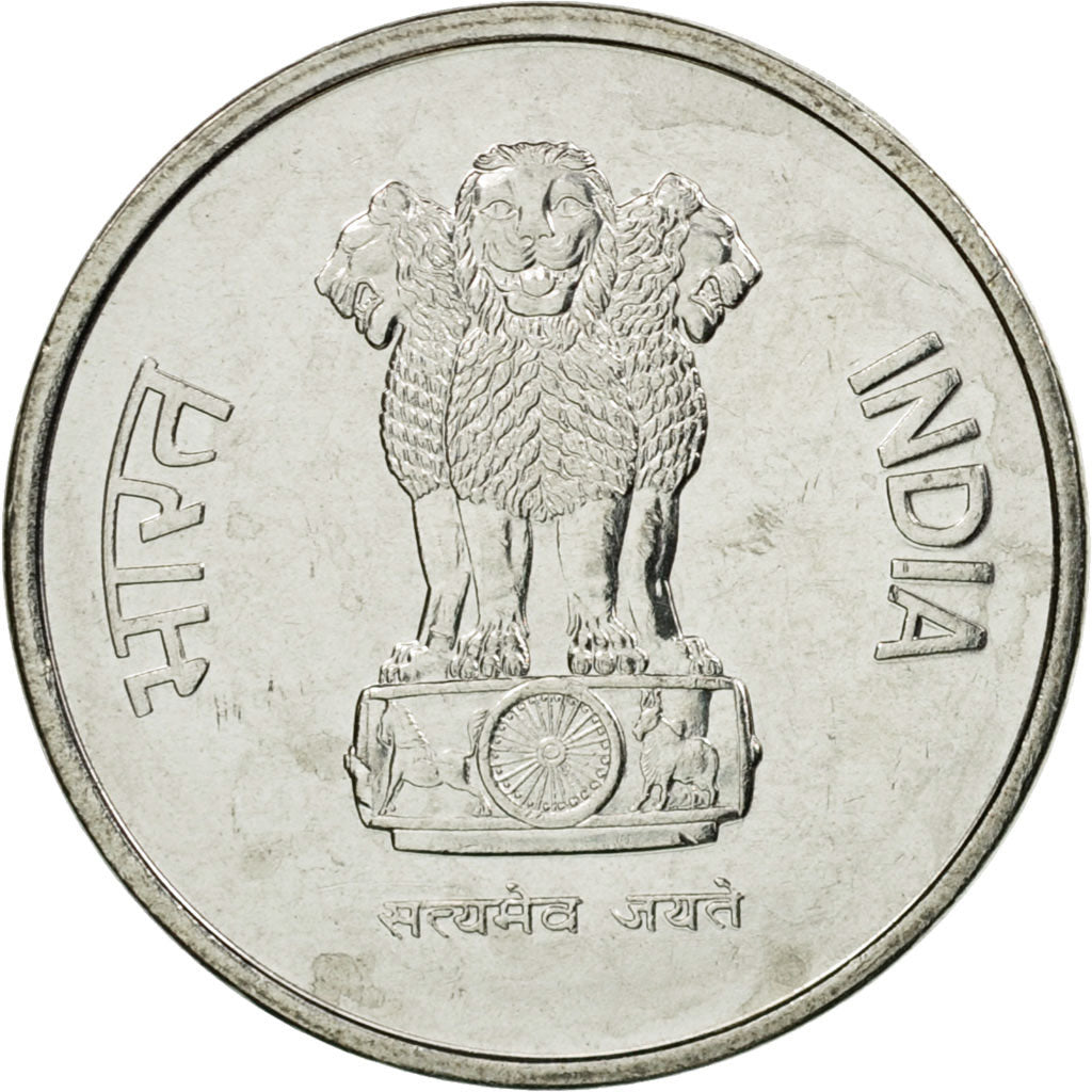Coin, INDIA-REPUBLIC, 10 Paise, 1988, AU(55-58), Aluminum, KM:39