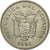 Coin, Ecuador, 20 Sucres, 1991, AU(55-58), Nickel Clad Steel, KM:94.2