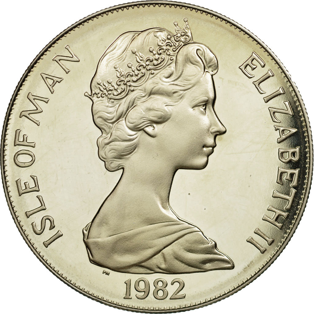 Coin, Isle of Man, Elizabeth II, Pobjoy Mint, Crown, 1982, Pobjoy Mint