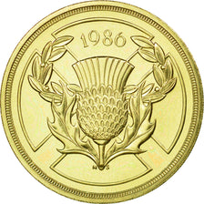 Coin, Great Britain, Elizabeth II, Commonwealth Games, 2 Pounds, 1986