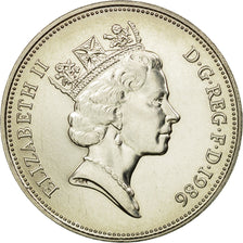 Coin, Great Britain, Elizabeth II, 10 Pence, 1986, MS(65-70), Copper-nickel