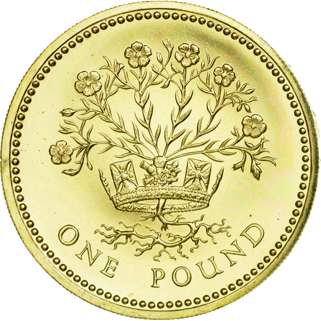 Coin, Great Britain, Elizabeth II, Pound, 1986, MS(65-70), Nickel-brass, KM:946