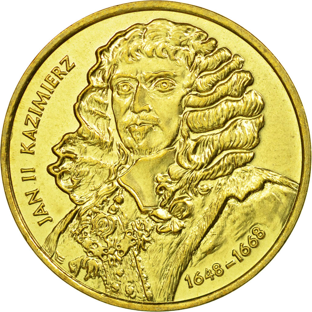 Moneta, Polonia, Jan II Kazimierz - 1648-68., 2 Zlote, 2000, Warsaw, BB, Ottone