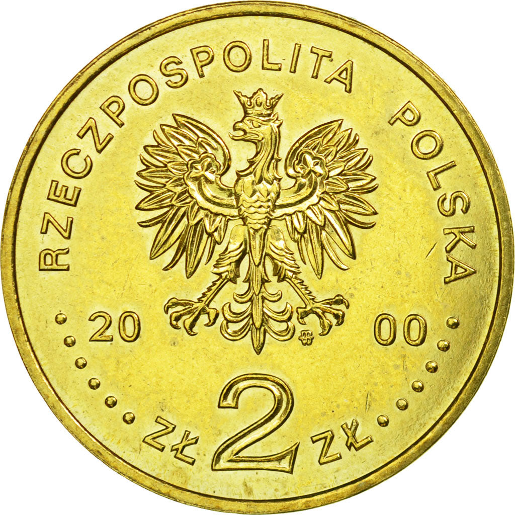 Moneta, Polonia, Jan II Kazimierz - 1648-68., 2 Zlote, 2000, Warsaw, BB, Ottone