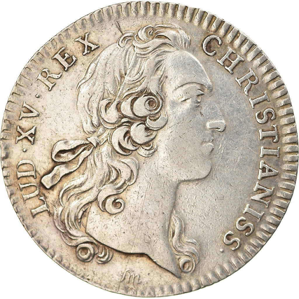 France, Token, Louis XV, Artillerie, History, 1734, AU(50-53), Silver