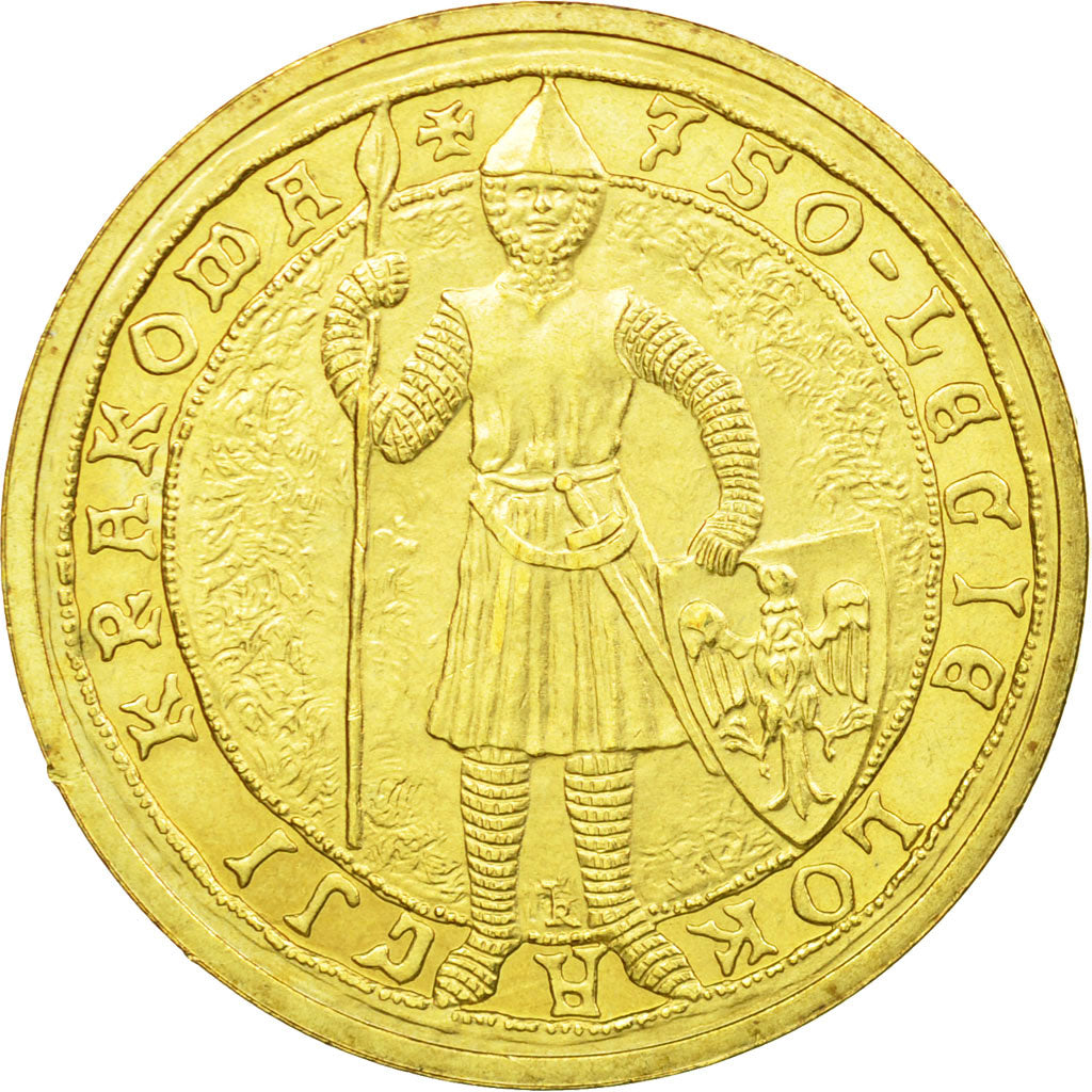 Coin, Poland, 750th Anniversary Municipality of Krakau, 2 Zlote, 2007, Warsaw