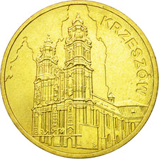 Moneda, Polonia, City of Krzeszow, 2 Zlote, 2010, Warsaw, EBC, Latón, KM:744