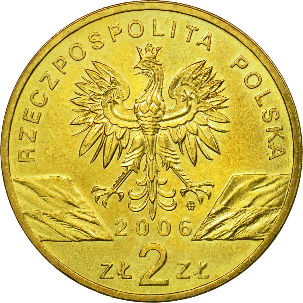 Moneda, Polonia, 2 Zlote, 2006, Warsaw, EBC, Latón, KM:534