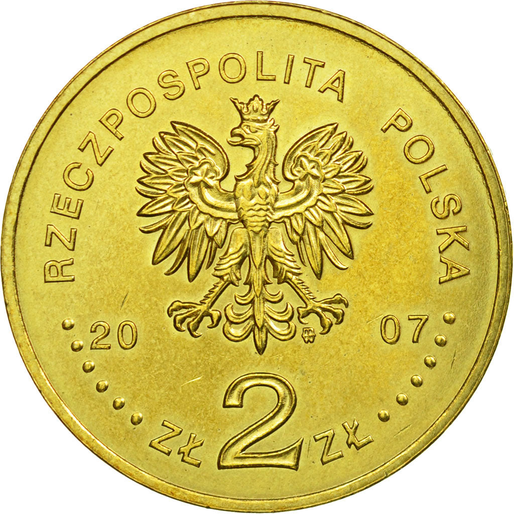 Moneda, Polonia, 100th Anniversary Death of Konrad Korzeniowski, 2 Zlote, 2007