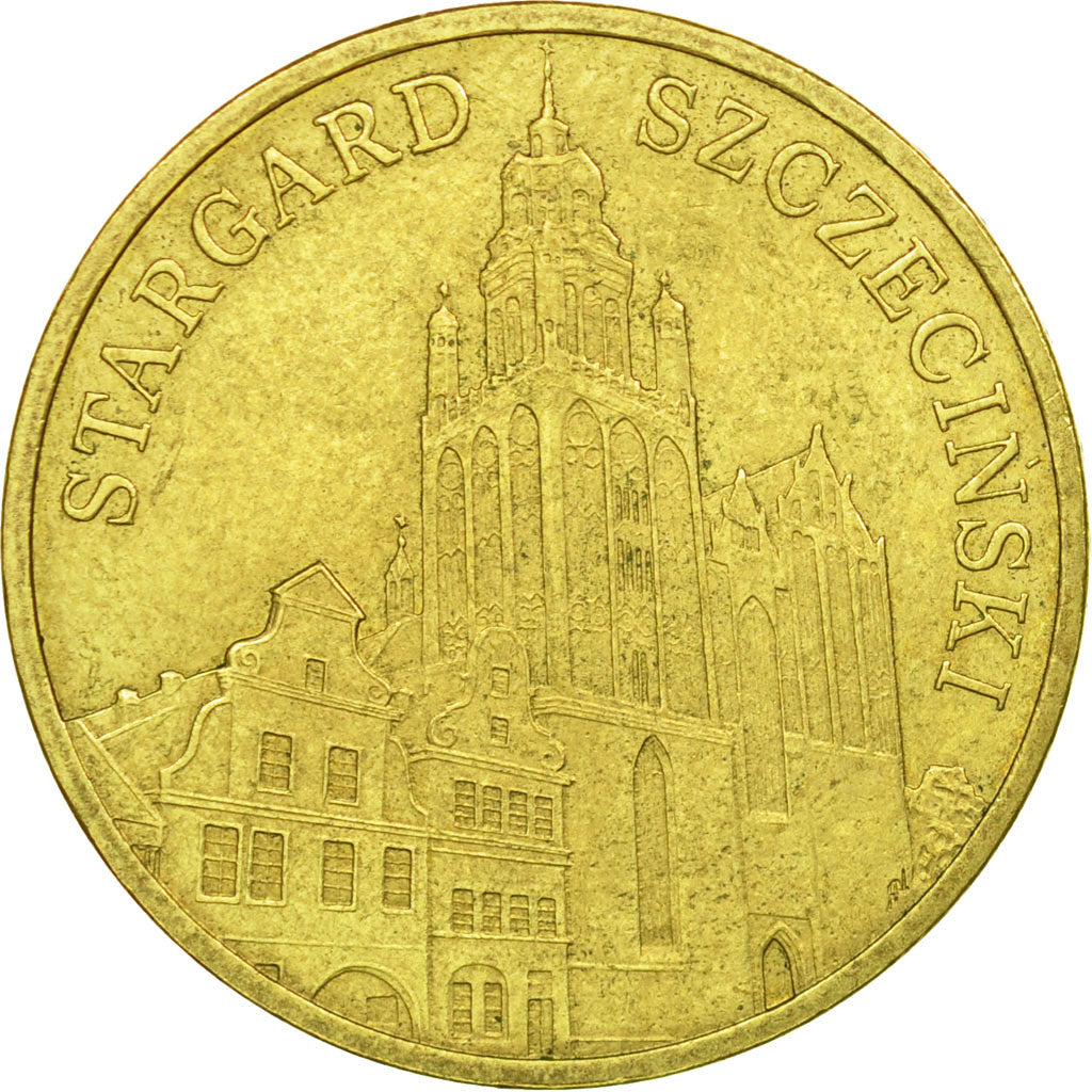 Moneda, Polonia, 2 Zlote, 2007, Warsaw, BC+, Latón, KM:613