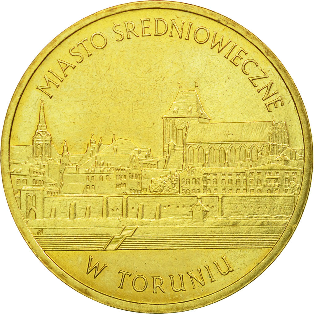 Coin, Poland, 2 Zlote, 2007, Warsaw, EF(40-45), Brass, KM:622