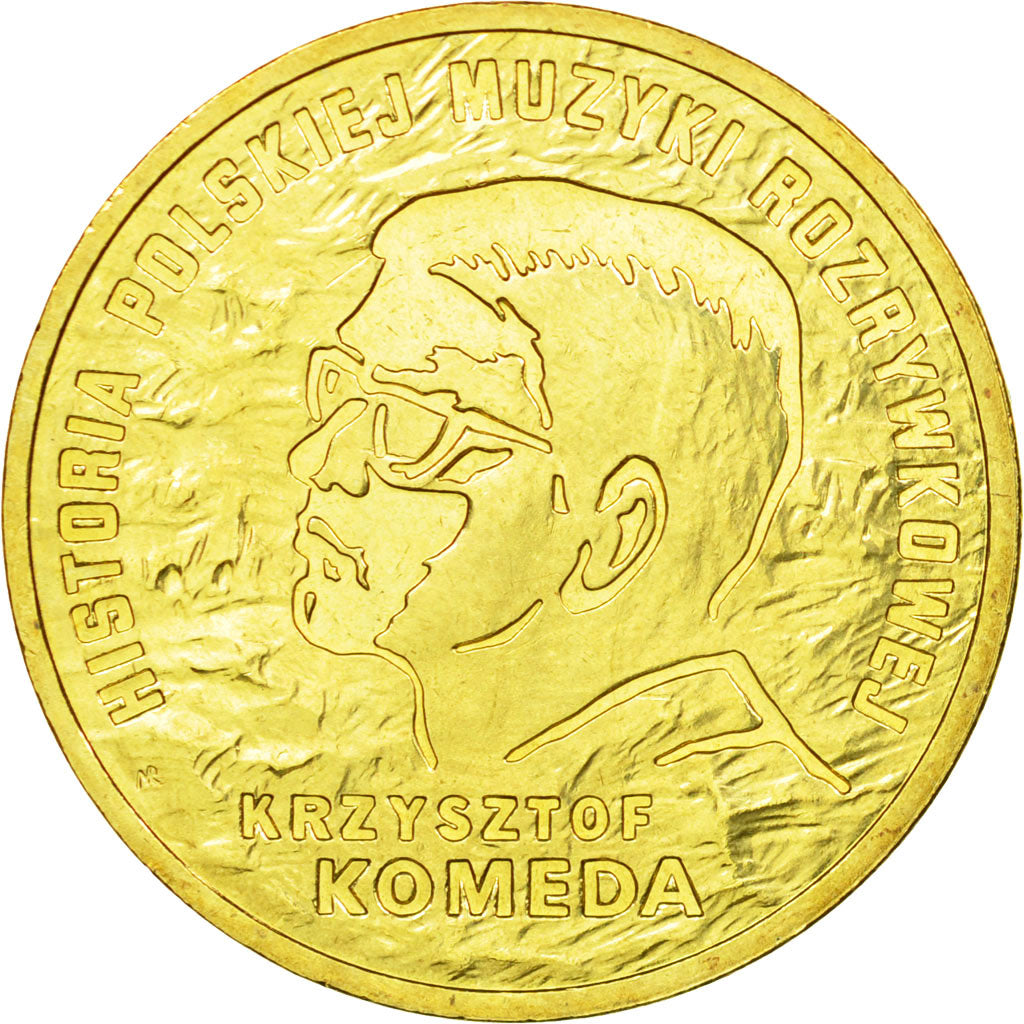 Moneda, Polonia, Popular Music - Krzystof Komeda, 2 Zlote, 2010, Warsaw, EBC