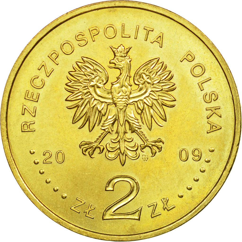 Monnaie, Pologne, Westerplatte, 2 Zlote, 2009, Warsaw, TTB, Laiton, KM:694