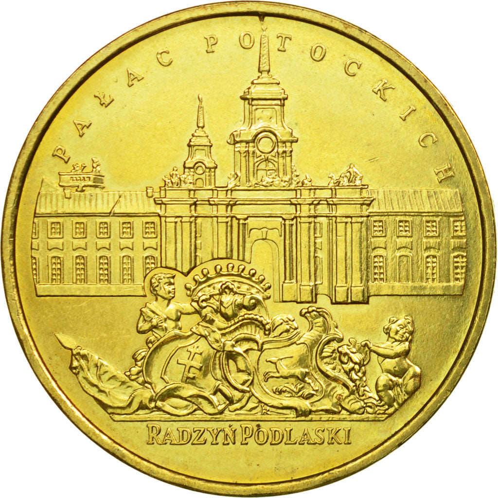 Coin, Poland, 2 Zlote, 1999, EF(40-45), Brass, KM:372