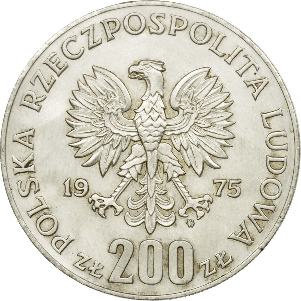 Coin, Poland, 30th Anniversary - Victory Over Fascism, 200 Zlotych, 1975