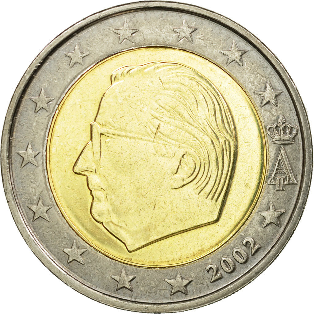 Belgium, 2 Euro, 2002, EF(40-45), Bi-Metallic, KM:231